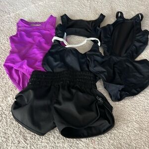 Kids Black and Purple Costume Set